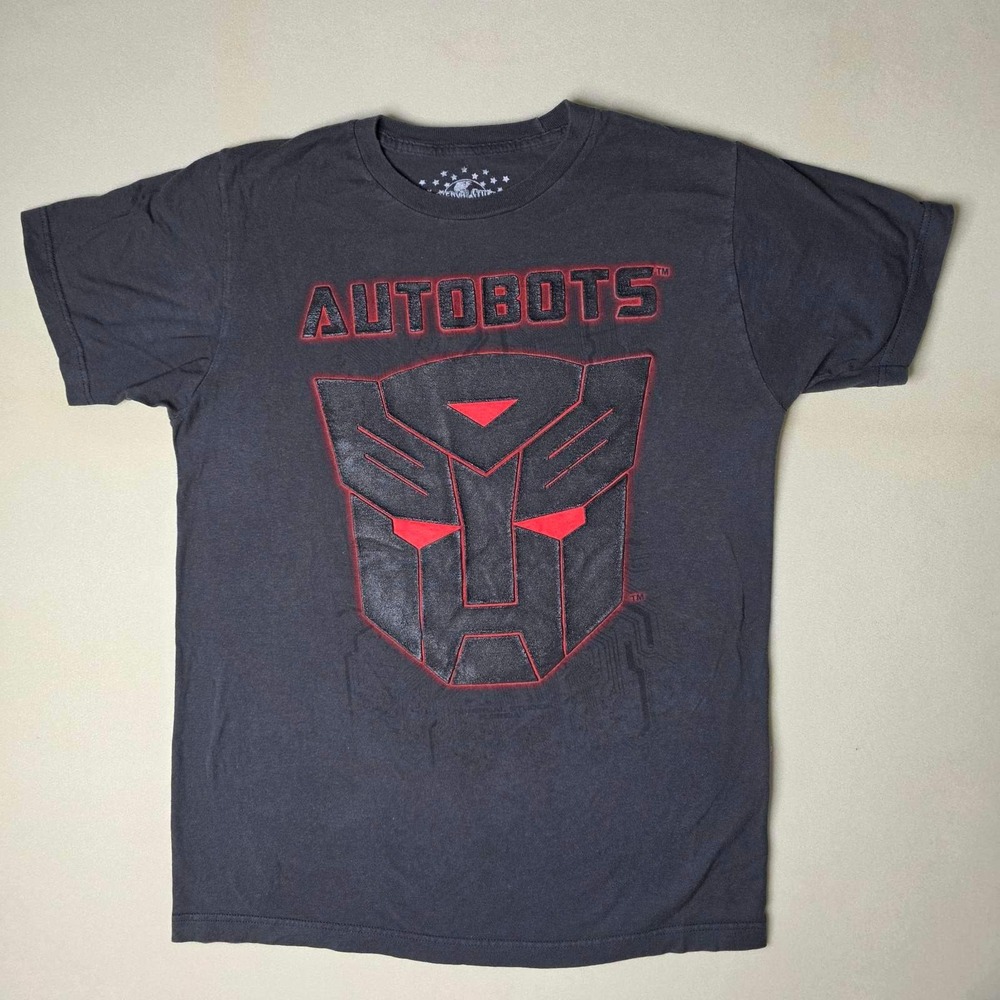 Universal Studios Transformers Autobots Graphic T-Shirt Men's M Medium Gray Tee